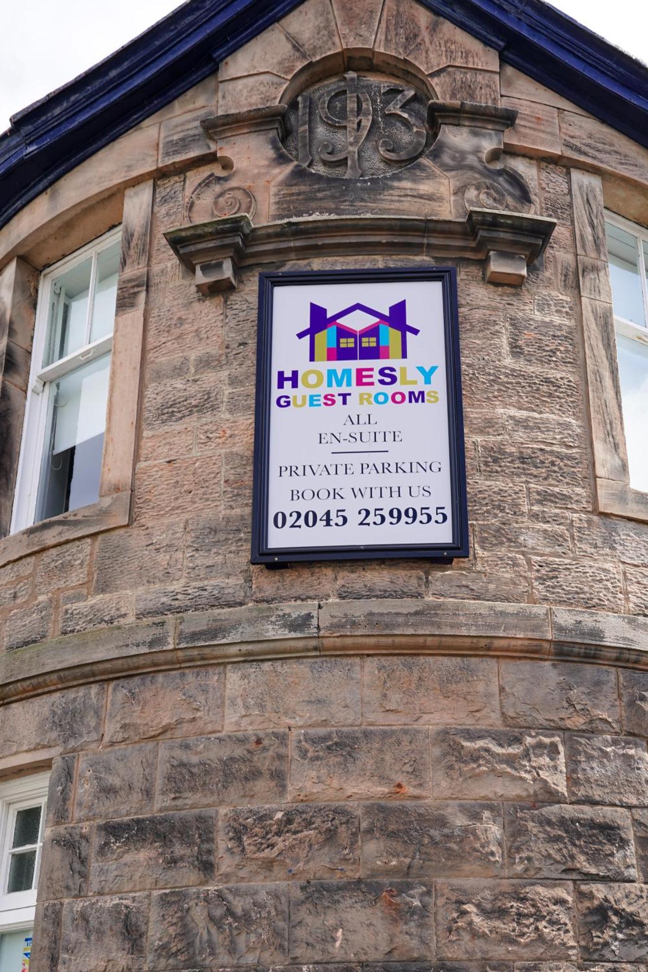 Homesly Guest Rooms, Comfortable En-Suite Guest Rooms With Free Parking And Self Check-In Berwick Upon Tweed Exterior foto